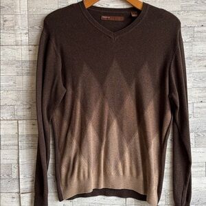 Perry Ellis sweater brown lightweight men’s large